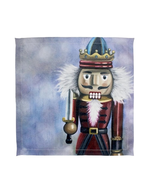 Servilleta Cascanueces Navideño Catalina Home de poliéster 6 piezas