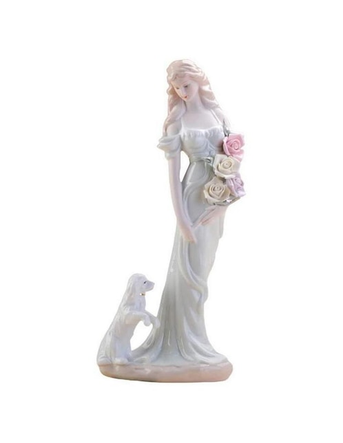 Figura de mujer Universal Ventdepot de porcelana
