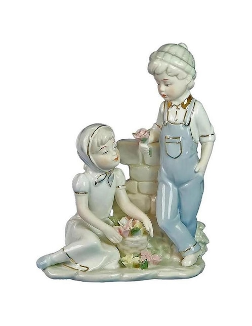 Figura de niña Universal Ventdepot de porcelana