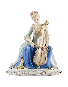 Figura Decorativa De Mujer Porcella De Porcelana