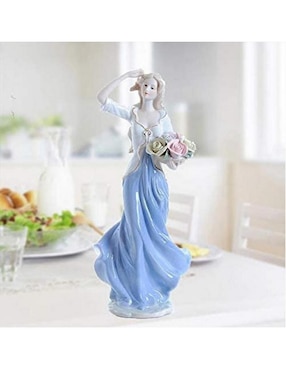 Figura de mujer Universal Ventdepot de porcelana