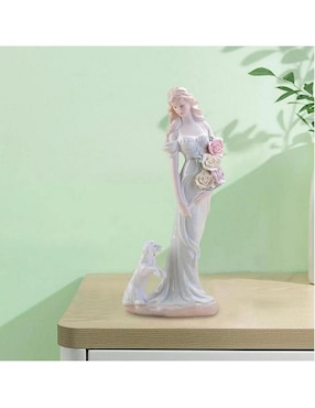 Figura de mujer Universal Ventdepot de porcelana