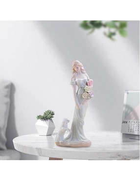 Figura de mujer Universal Ventdepot de porcelana