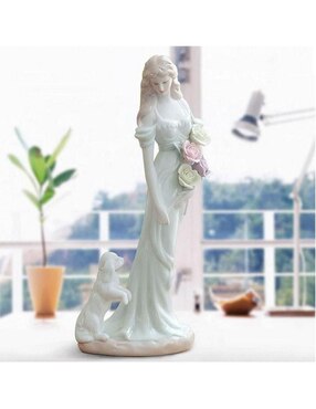 Figura de mujer Universal Ventdepot de porcelana