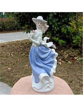 Figura de mujer Universal Ventdepot de porcelana