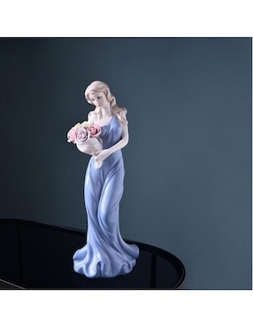 Figura de mujer Universal Ventdepot de porcelana