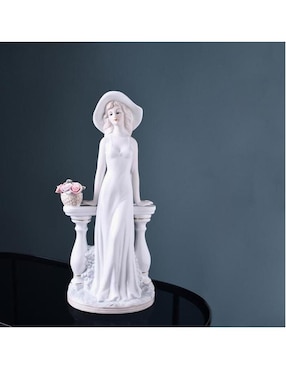 Figura de mujer Universal Ventdepot de porcelana