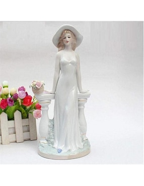 Figura de mujer Universal Ventdepot de porcelana