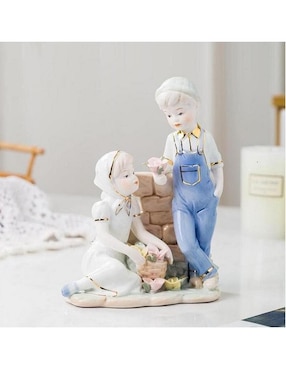 Figura de niña Universal Ventdepot de porcelana