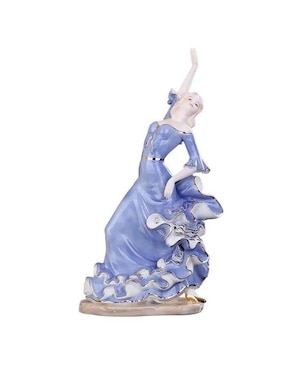 Figura Decorativa De Mujer Ventdepot De Porcelana