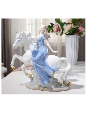 Figura de mujer Universal Ventdepot de porcelana