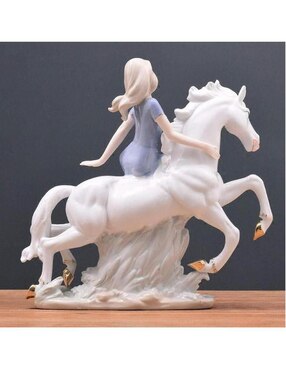 Figura de mujer Universal Ventdepot de porcelana