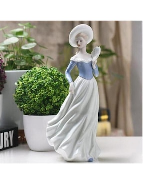 Figura de mujer Universal Ventdepot de porcelana