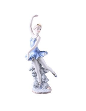 Figura Decorativa De Mujer Ventdepot De Porcelana