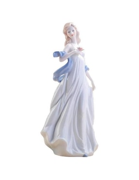 Figura Decorativa De Mujer Ventdepot De Porcelana