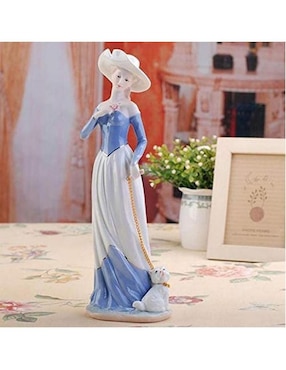 Figura de mujer Universal Ventdepot de porcelana