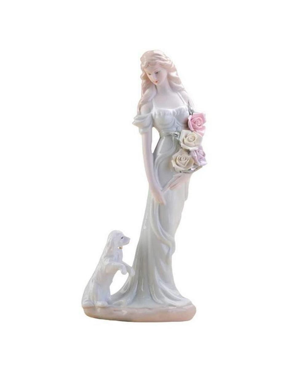 Figura de mujer Universal de porcelana