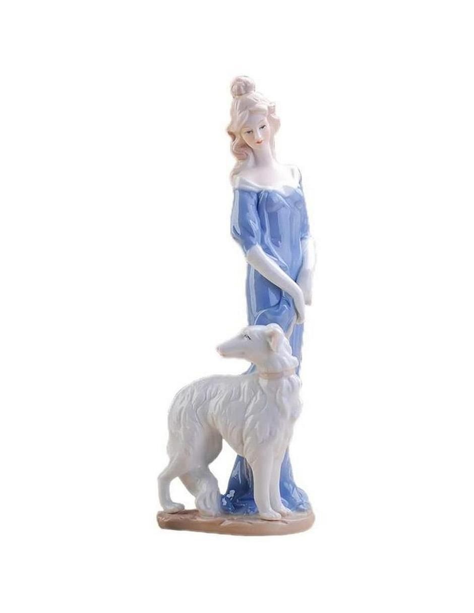 Figura de mujer Universal de porcelana